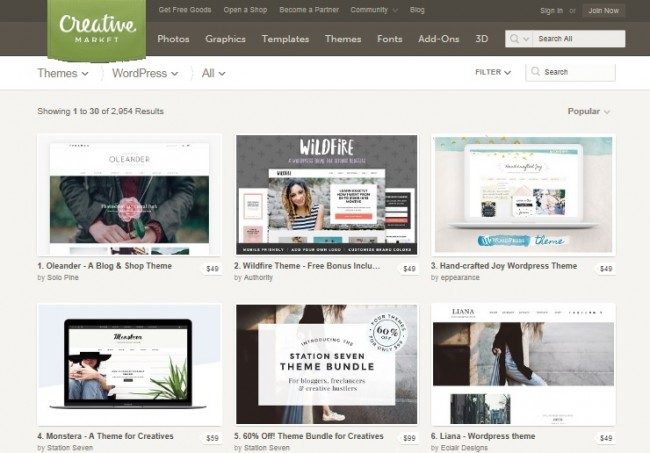 Creative wordpress design