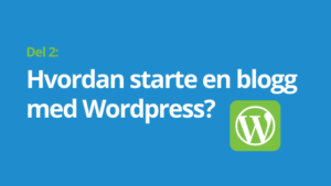 Hvordan starte blogg wordpress header